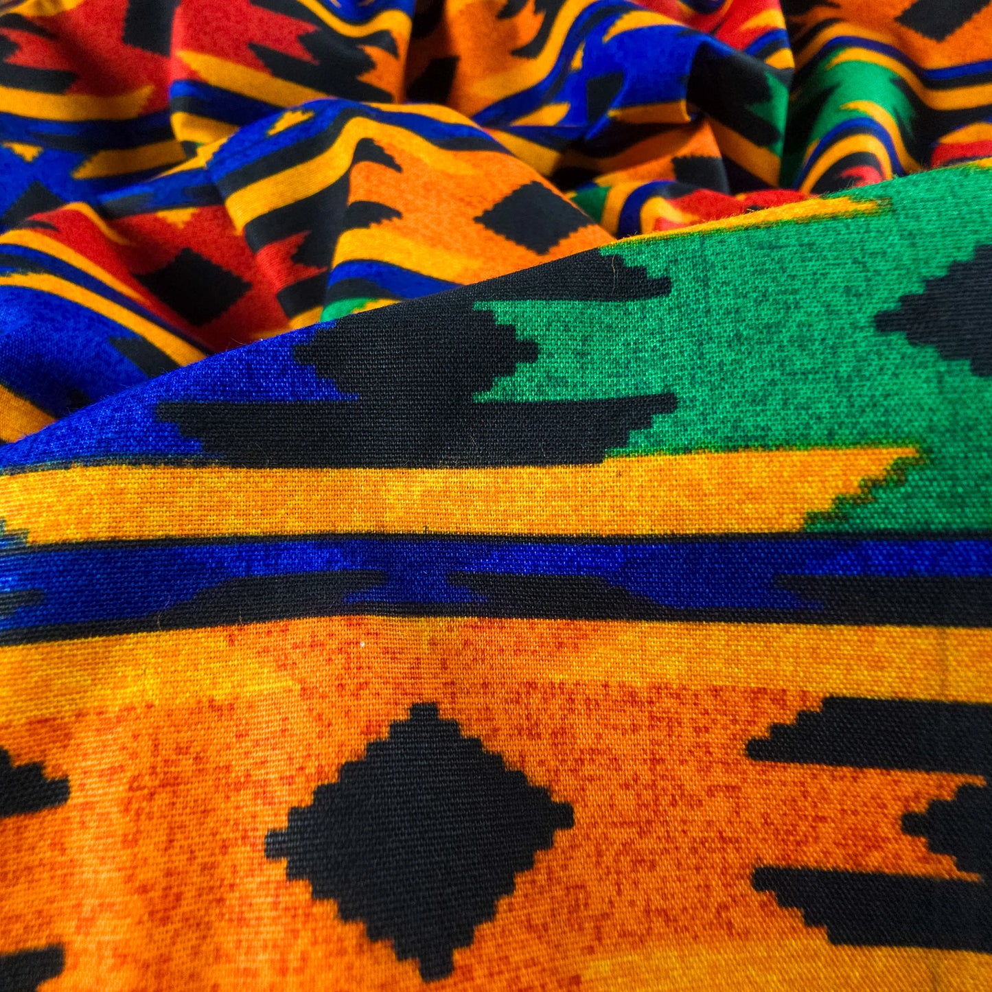 Himalayan Dhaka Pattern Printed Poplin Fabric