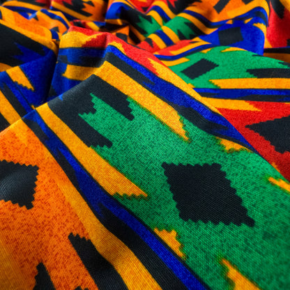 Himalayan Dhaka Pattern Printed Poplin Fabric