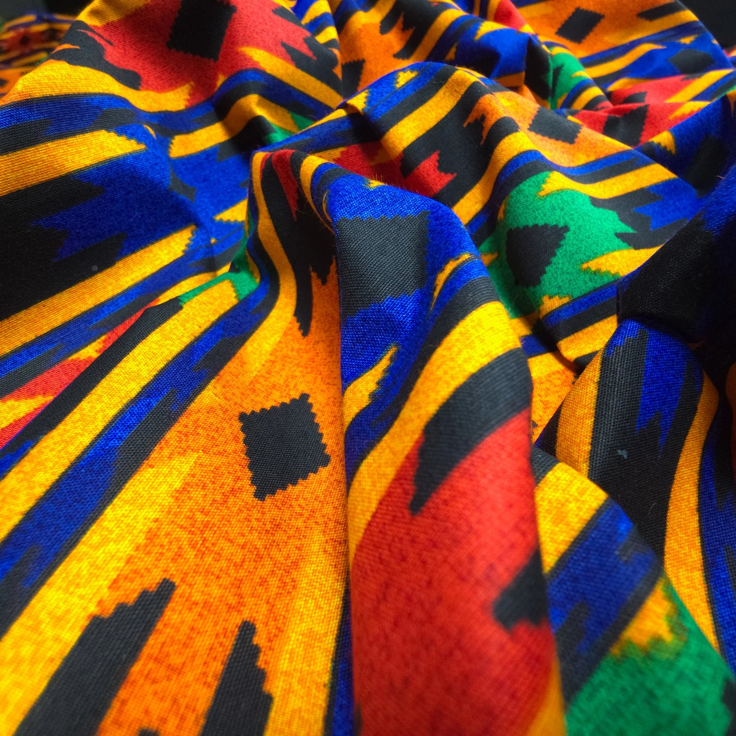 Himalayan Dhaka Pattern Printed Poplin Fabric
