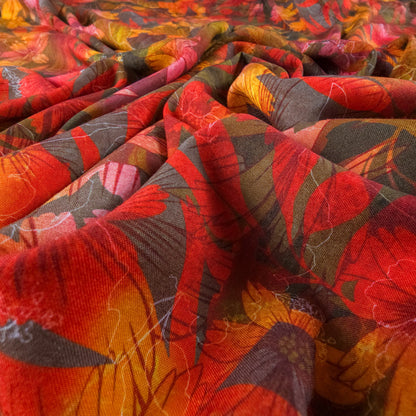 Wild Meadow Floral Printed Rayon Fabric