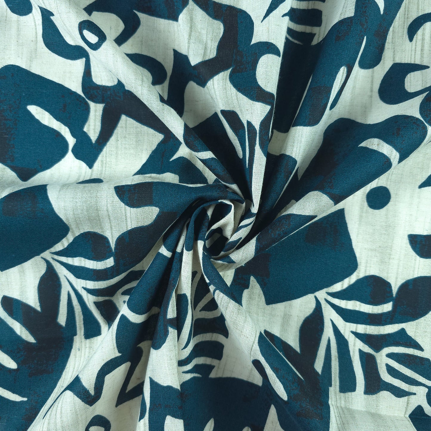 Abstract Foliage Cotton Flex Fabric - Kapaas Fabrics