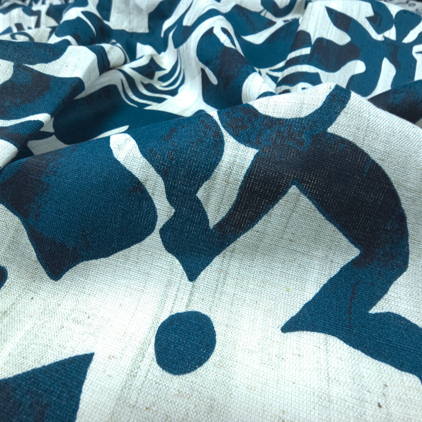 Abstract Foliage Cotton Flex Fabric - Kapaas Fabrics