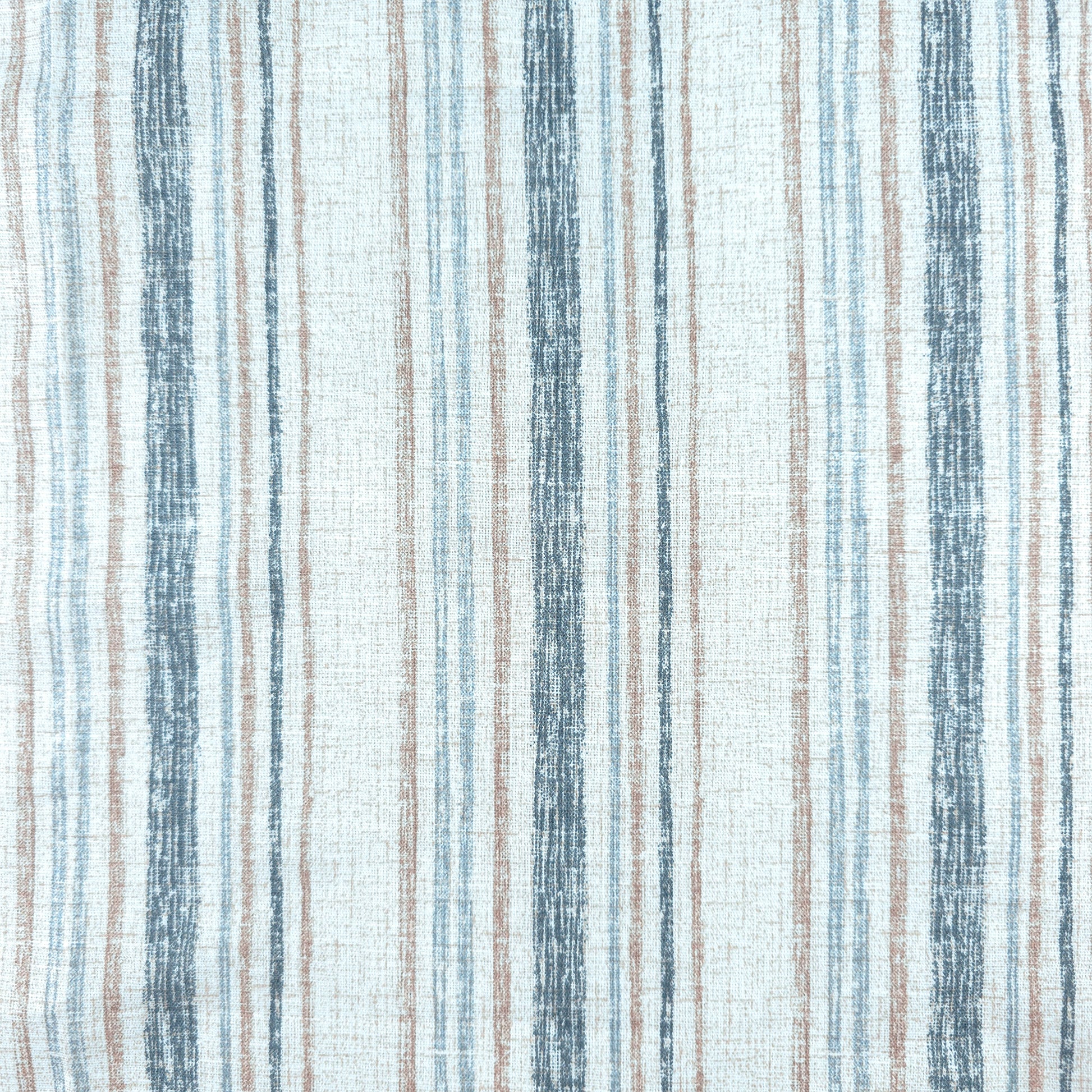 Woven Stripe Printed Slub Fabric - Kapaas Fabrics