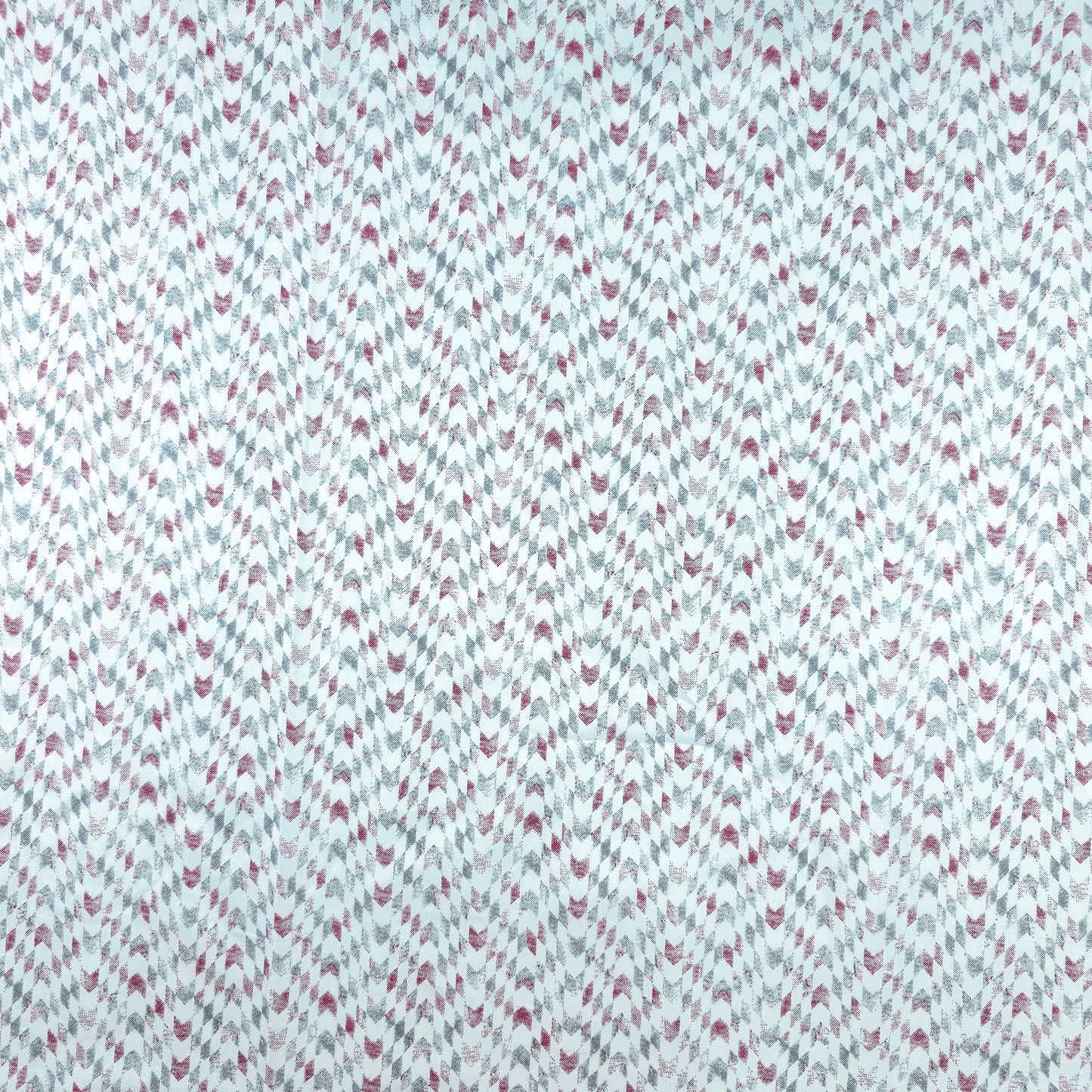 Modern Chevron Fusion Printed Satin Fabric