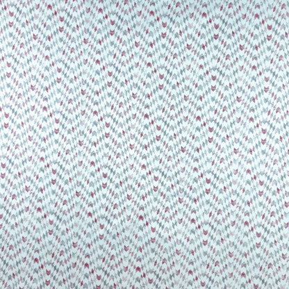 Modern Chevron Fusion Printed Satin Fabric