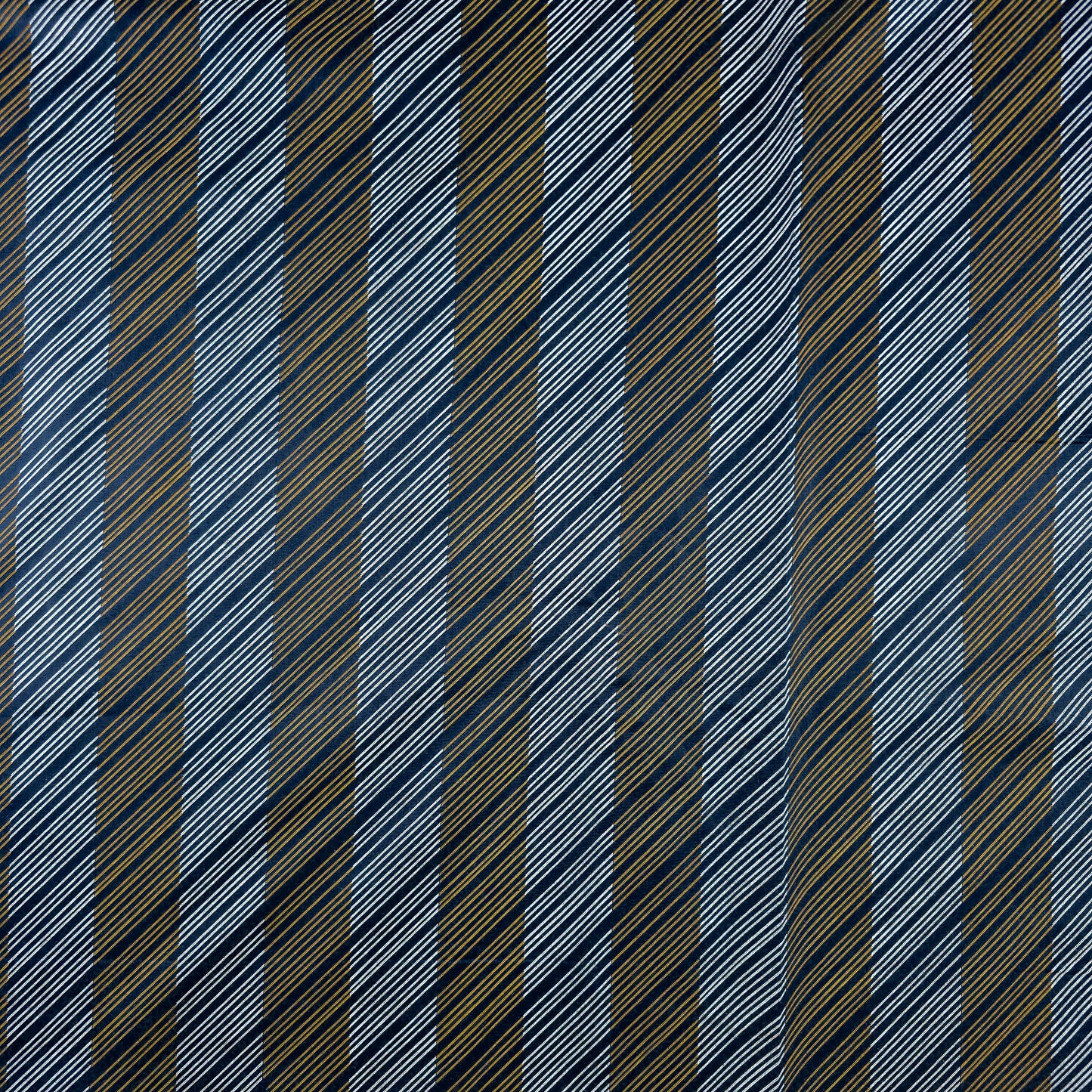 Luxury Diagonal Stripe Satin Fabric