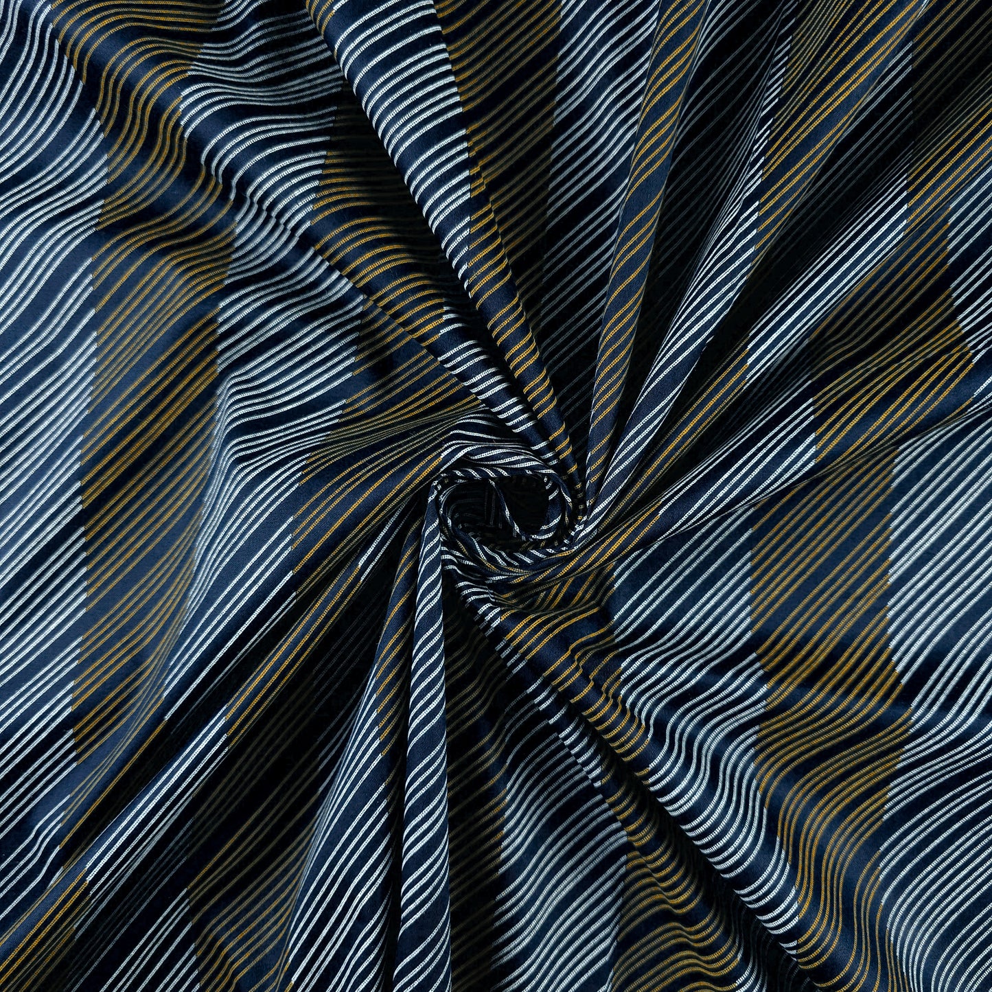 Luxury Diagonal Stripe Satin Fabric