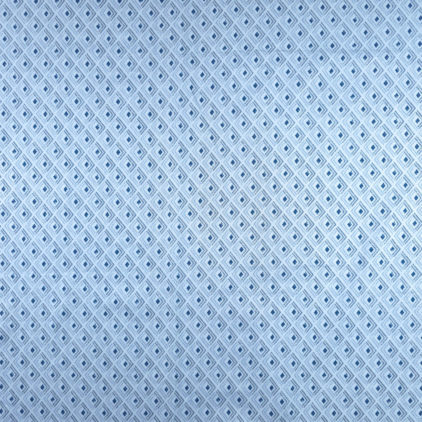 Elegant Geometric Diamond Satin Fabric