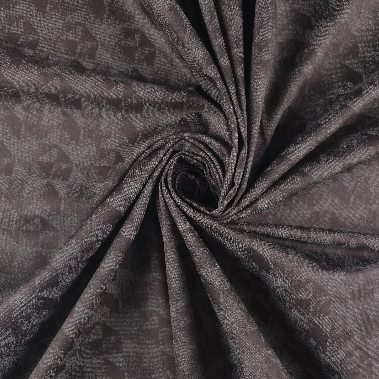 Shadow Geometric Texture Satin Fabric