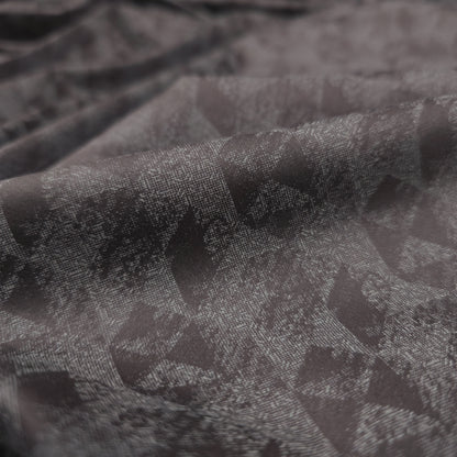 Shadow Geometric Texture Satin Fabric