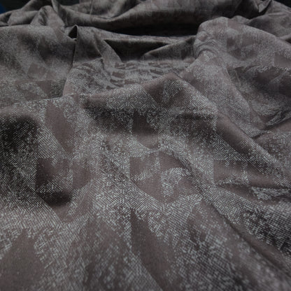 Shadow Geometric Texture Satin Fabric