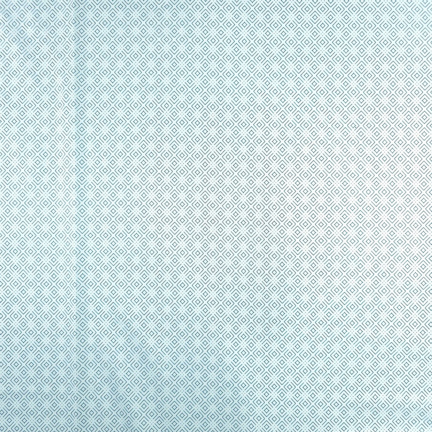 Elegant Fine Geometric Printed Satin Fabric