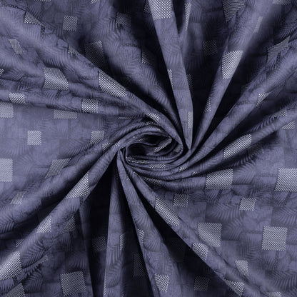Regal Abstract Square Satin Fabric