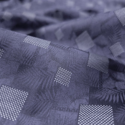 Regal Abstract Square Satin Fabric