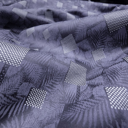 Regal Abstract Square Satin Fabric