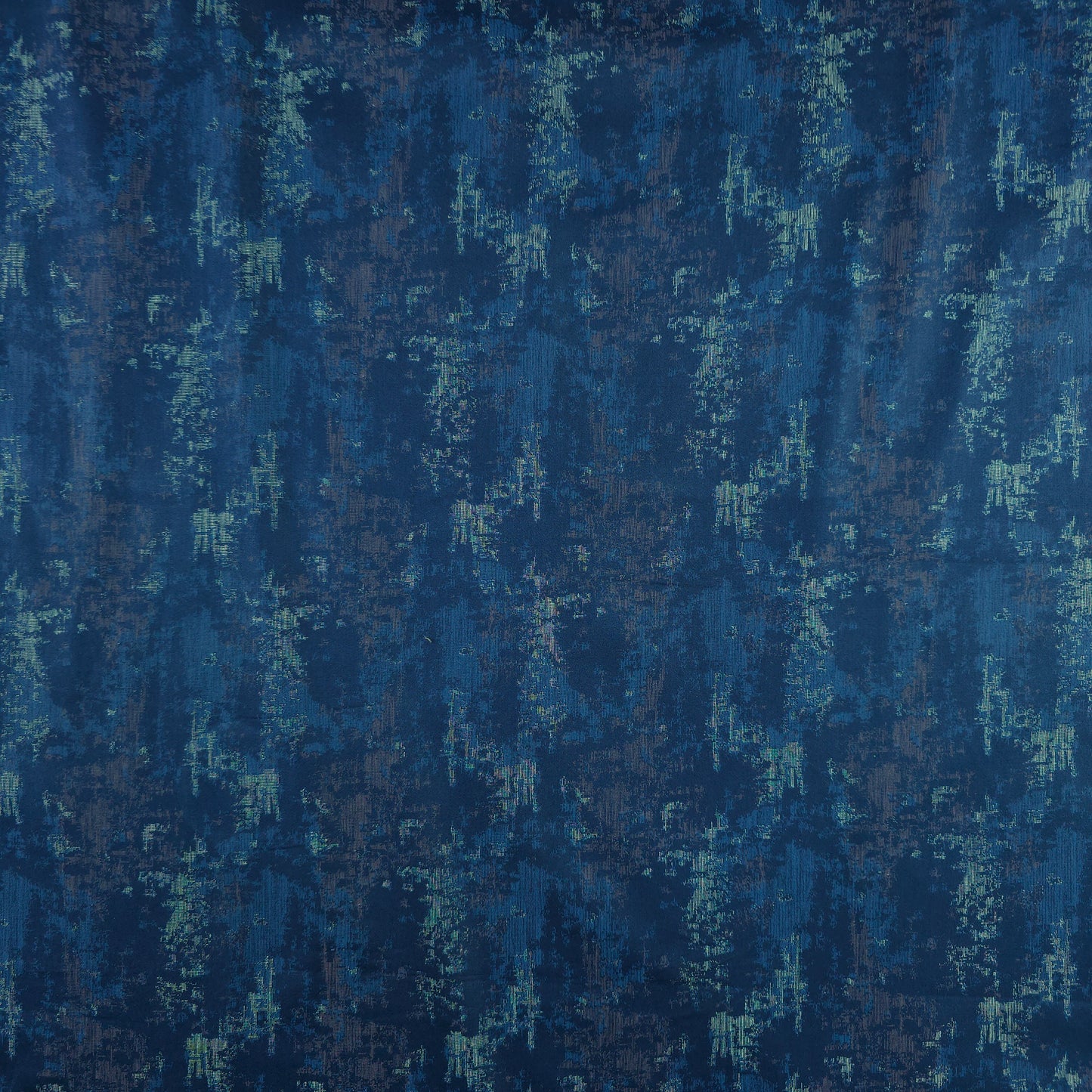 Midnight Abstract Texture Satin Fabric