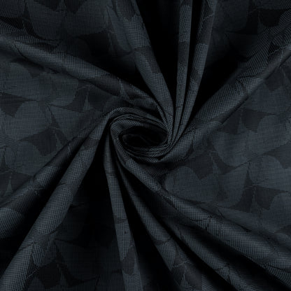 Midnight Abstract Texture Satin Fabric