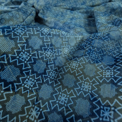 Imperial Tessellation Printed Satin Fabric