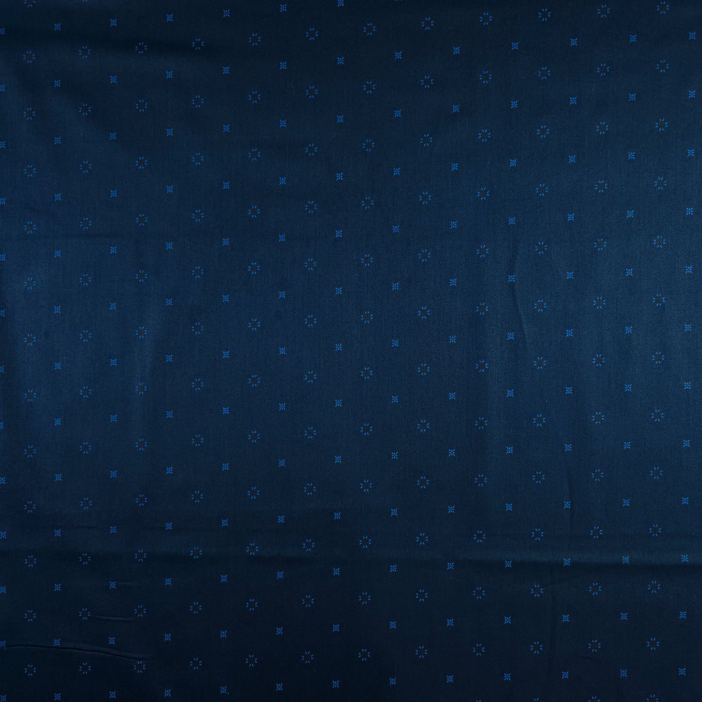 Midnight Micro Motif Satin Fabric