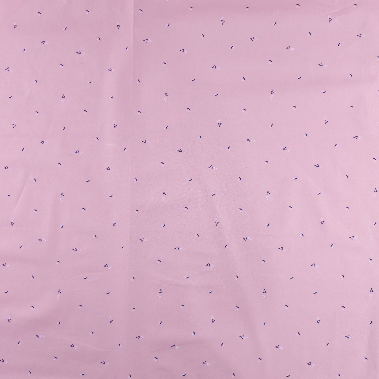 Minimal Geo Dot Printed Satin Fabric