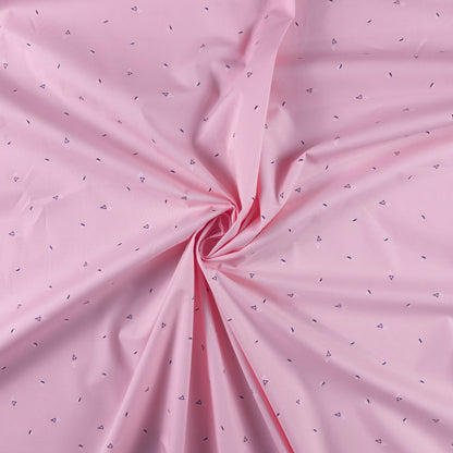 Minimal Geo Dot Printed Satin Fabric
