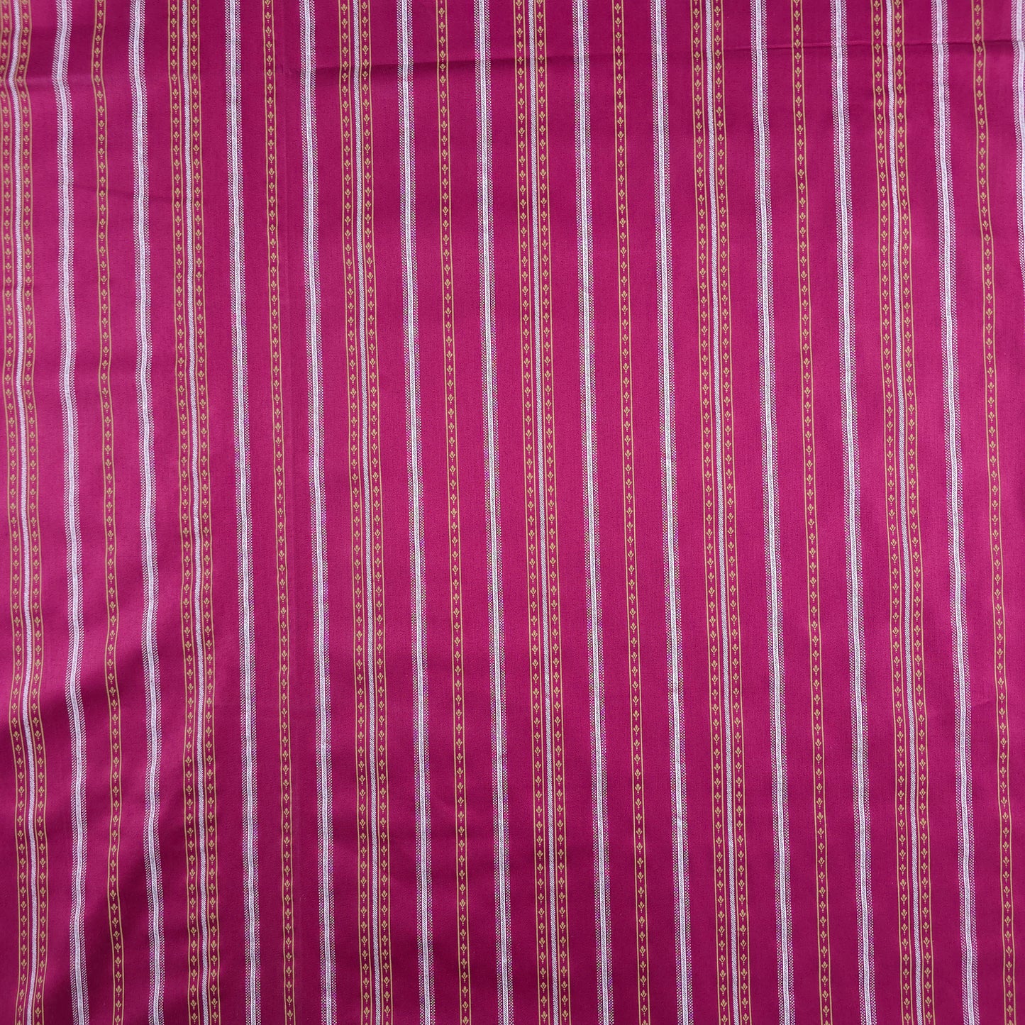 Royal Heritage Stripe Printed Satin Fabric