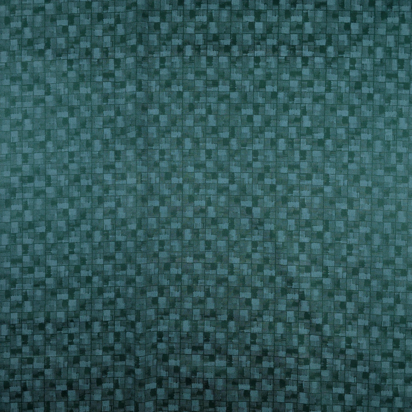 Luxury Textured Grid Printed Satin Fabric