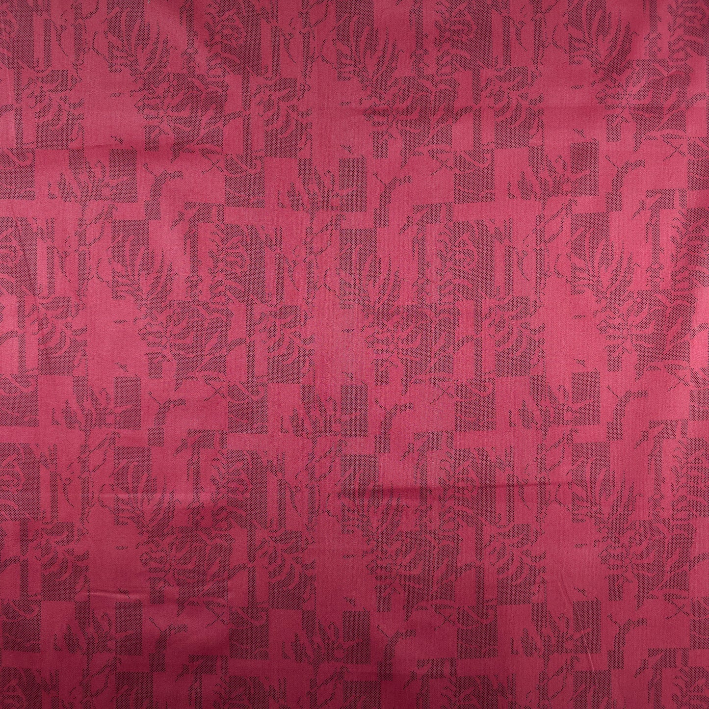 Luxury Shadow Floral Printed Satin Fabric