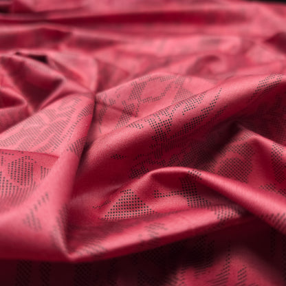 Luxury Shadow Floral Printed Satin Fabric