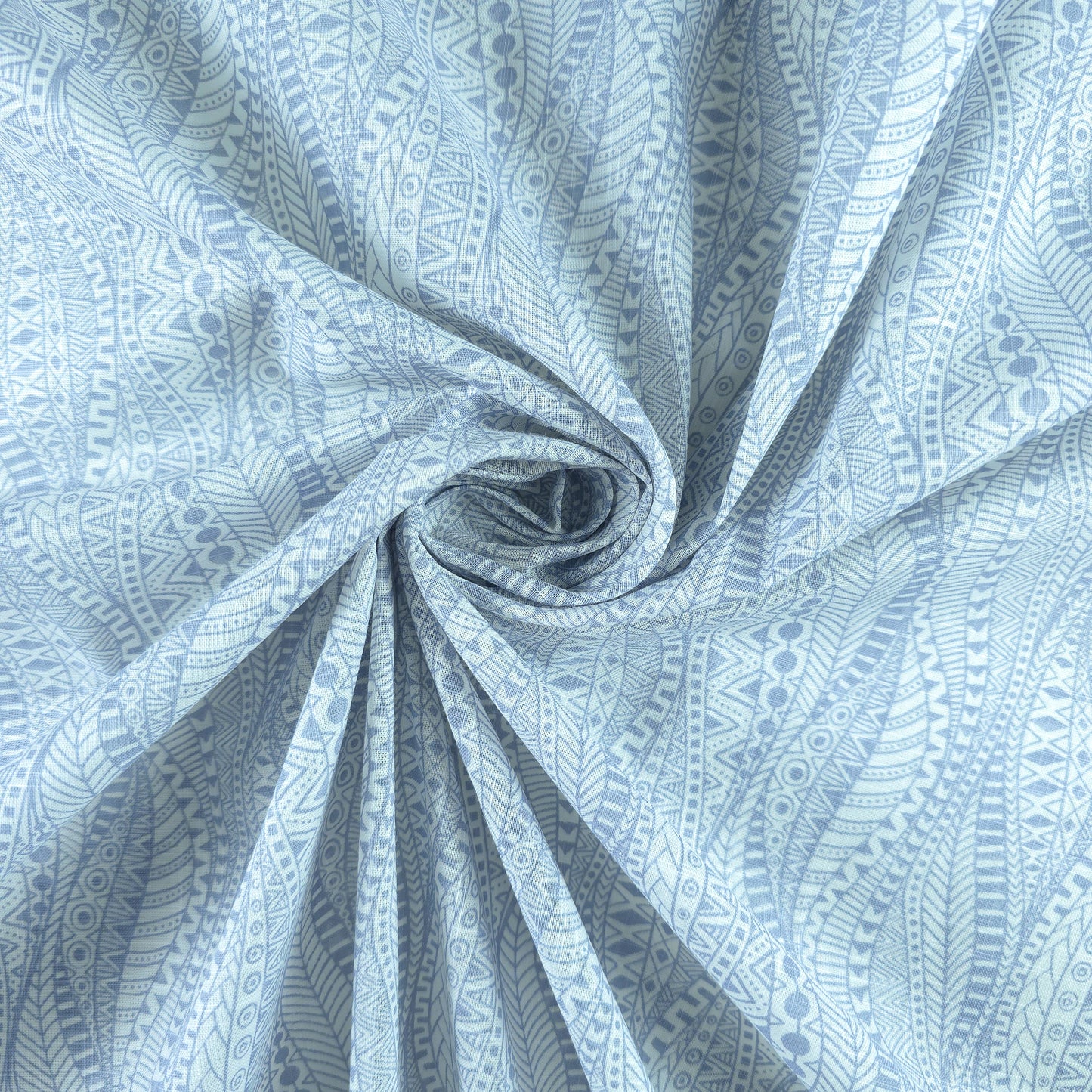 Artisan Geometric Stripe Cotton Slub Fabric