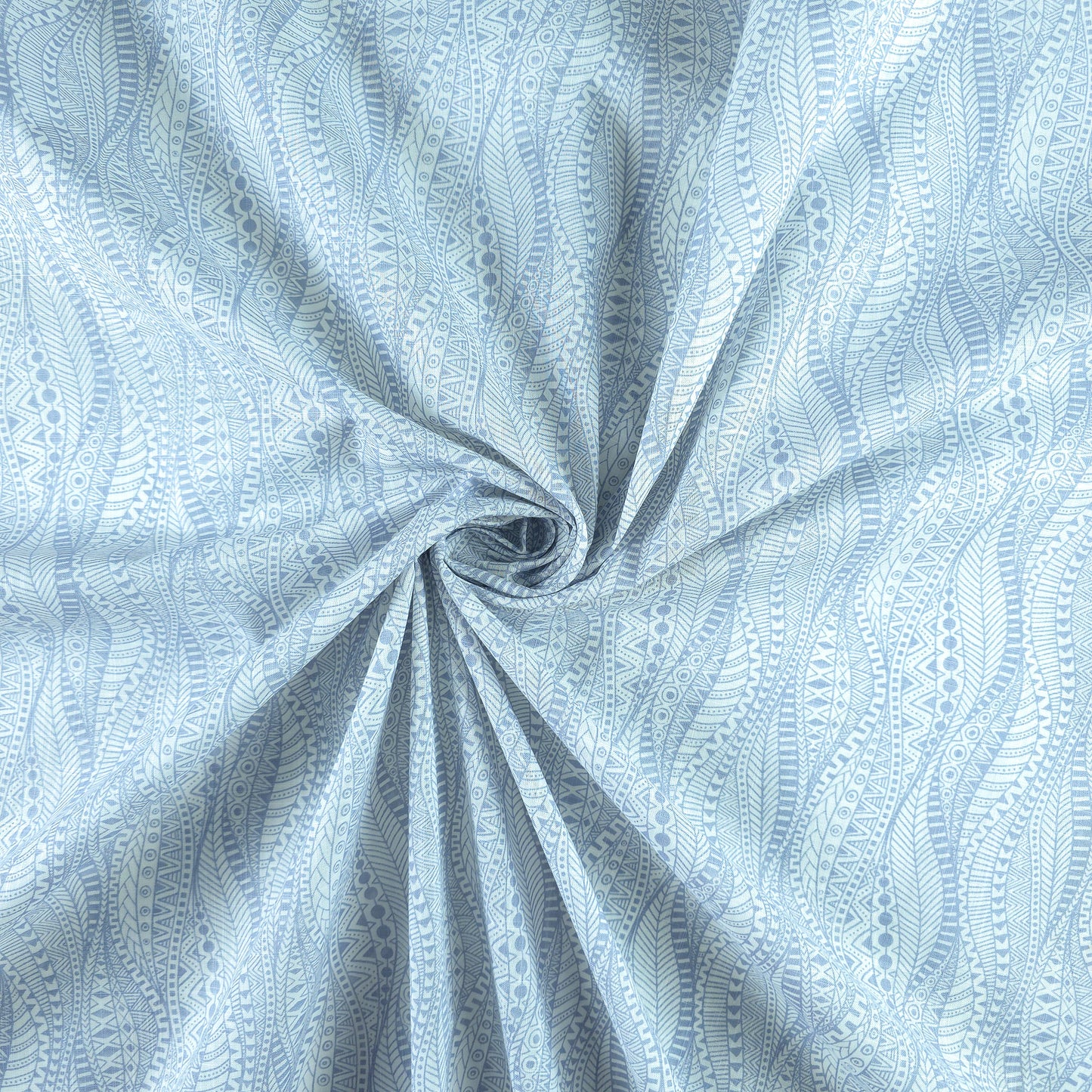 Artisan Geometric Stripe Cotton Slub Fabric