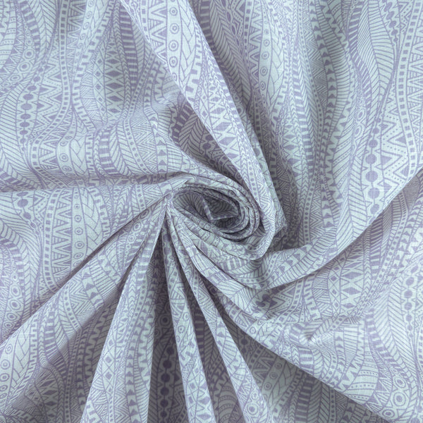 Artisan Geometric Stripe Cotton Slub Fabric