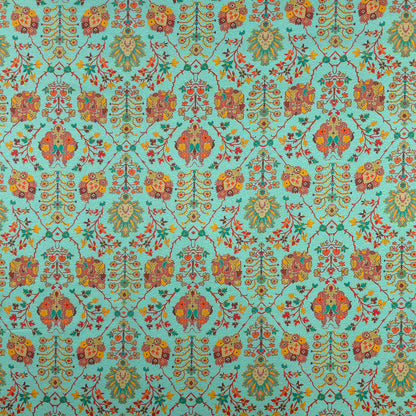 Heritage Floral Jaal PolyCotton Fabric