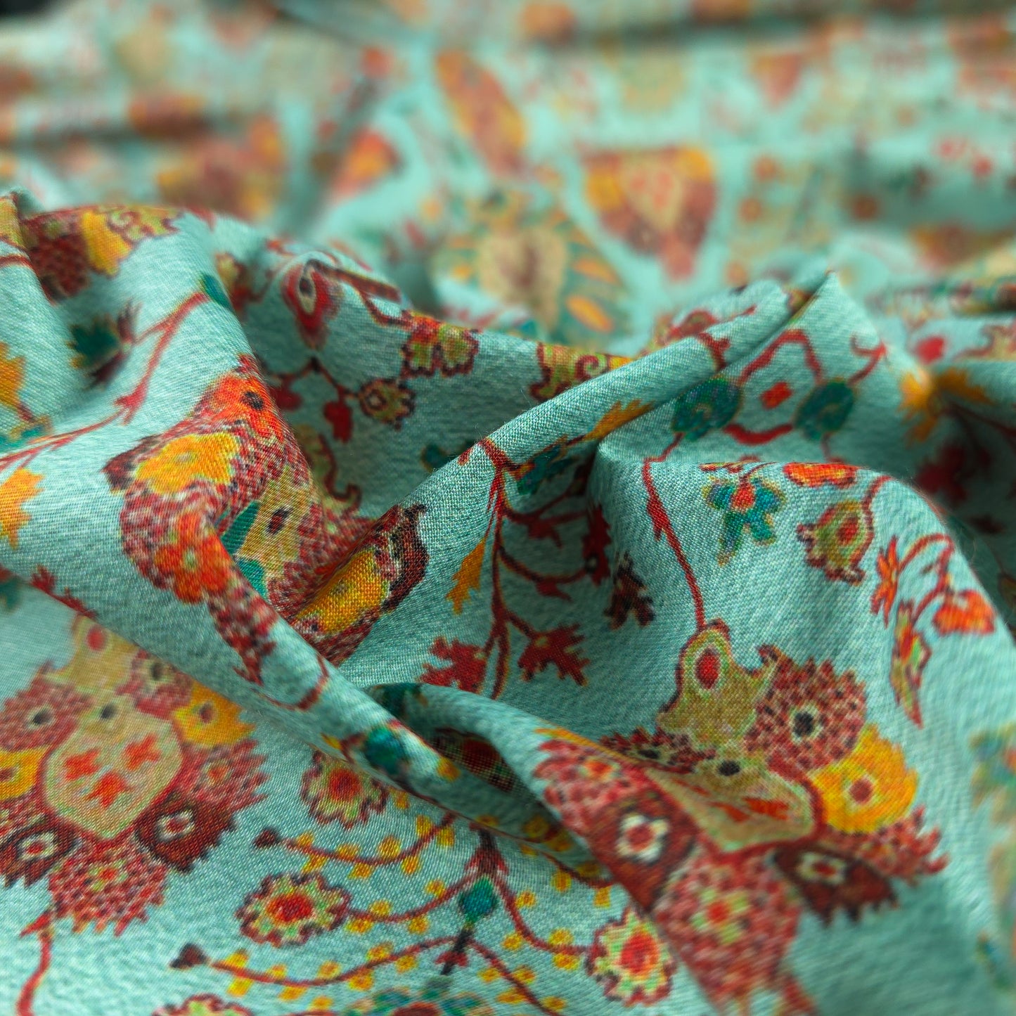 Heritage Floral Jaal PolyCotton Fabric