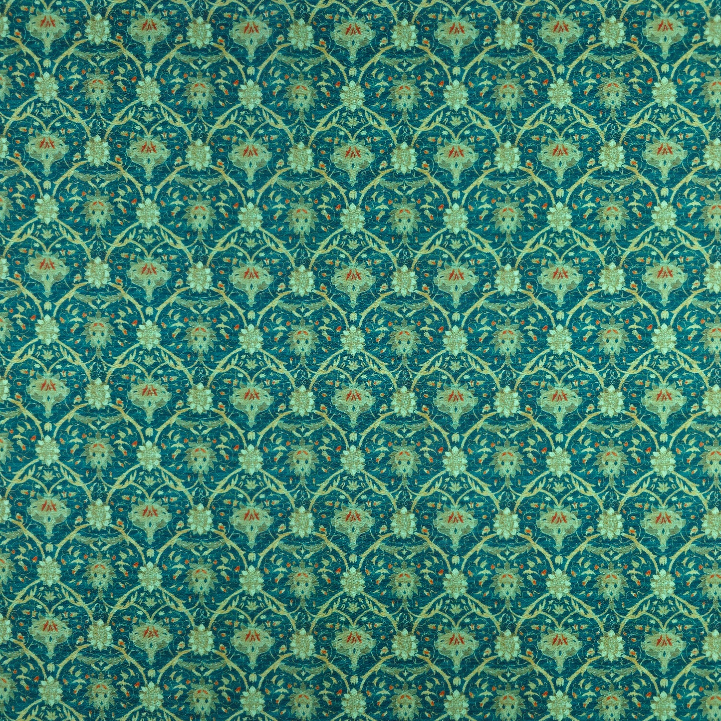 Regal Persian Vine Jaal Magic Slub Fabric