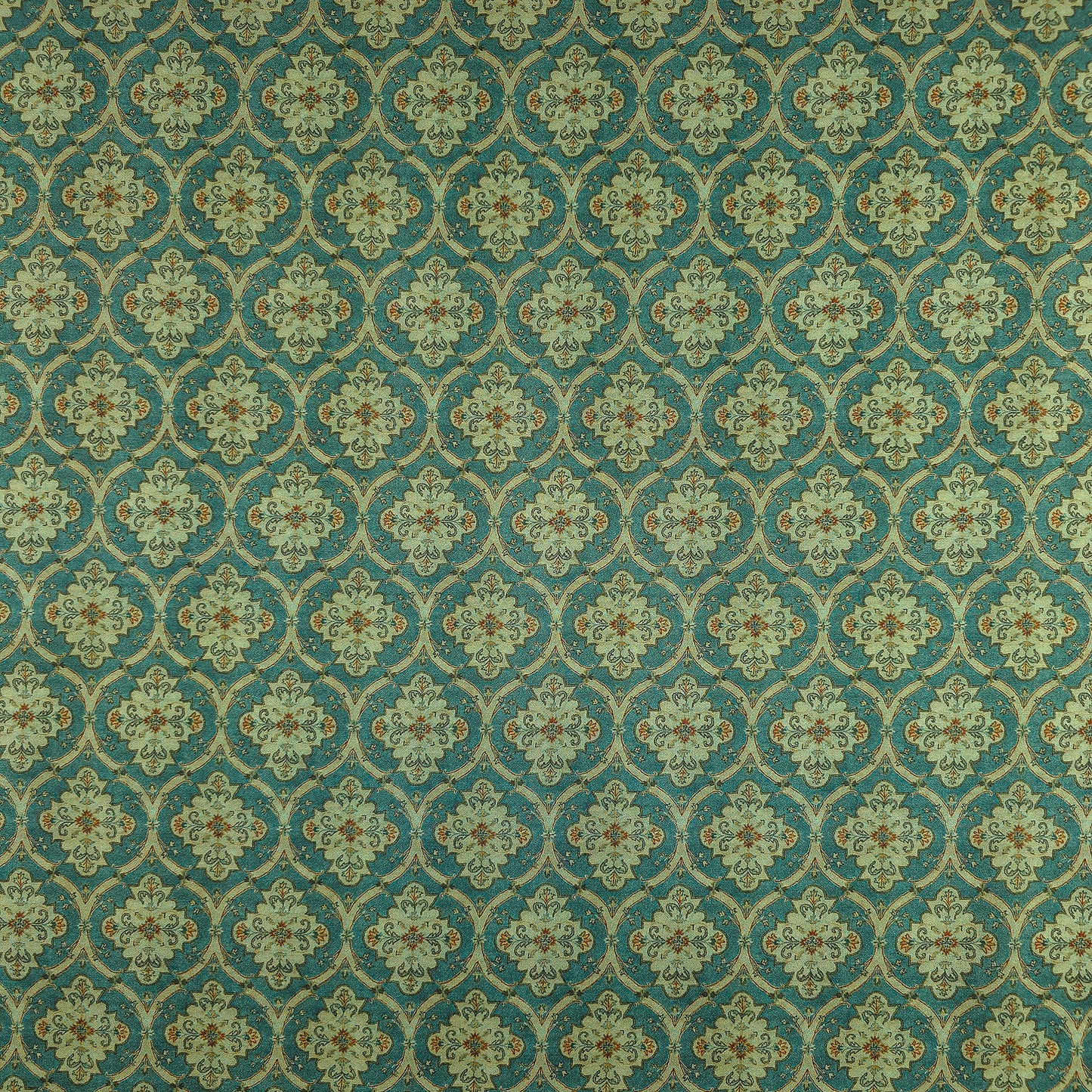 Vintage Ornamental Jaal Magic Slub Fabric