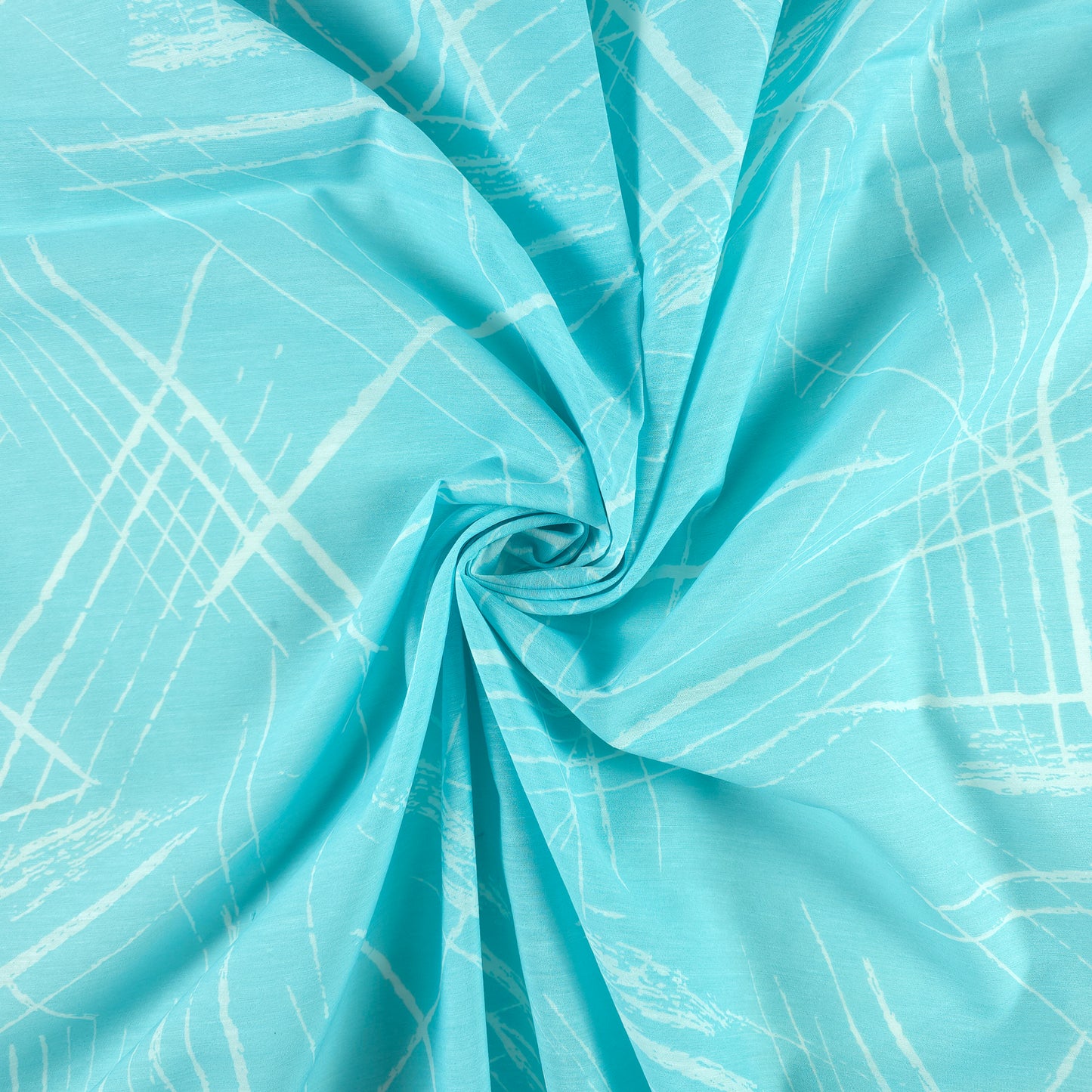 Abstract Scratch Line Poly Slub Fabric