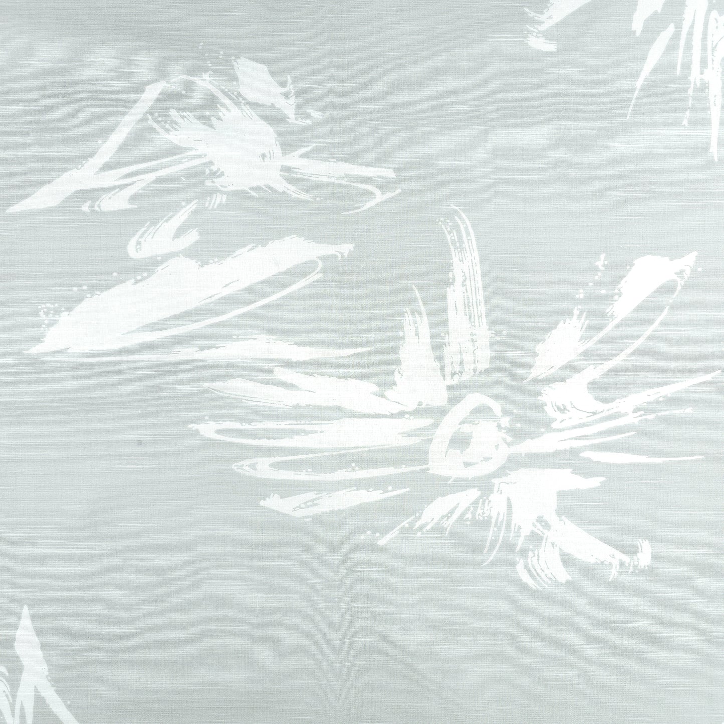 Abstract Brush Stroke Cotton Slub Fabric