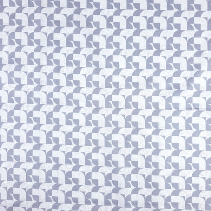 Retro Geometric Mosaic Printed Satin Fabric