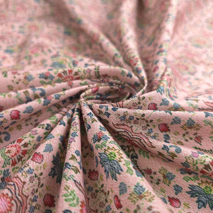 Vintage Floral Tapestry Printed Poly-Cotton Fabric