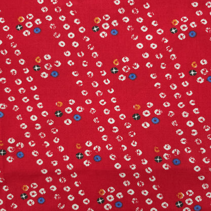 Bandhani Inspired Printed Poplin Fabric