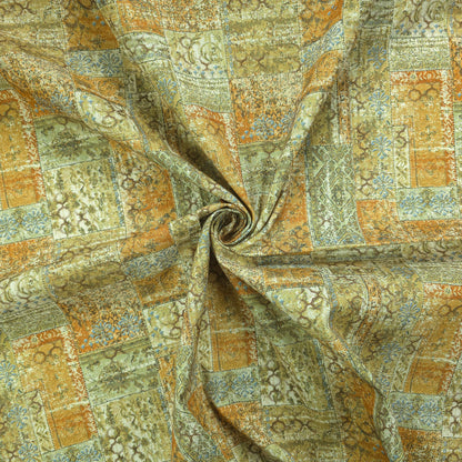 Heritage Patchwork Printed Magic Slub Fabric