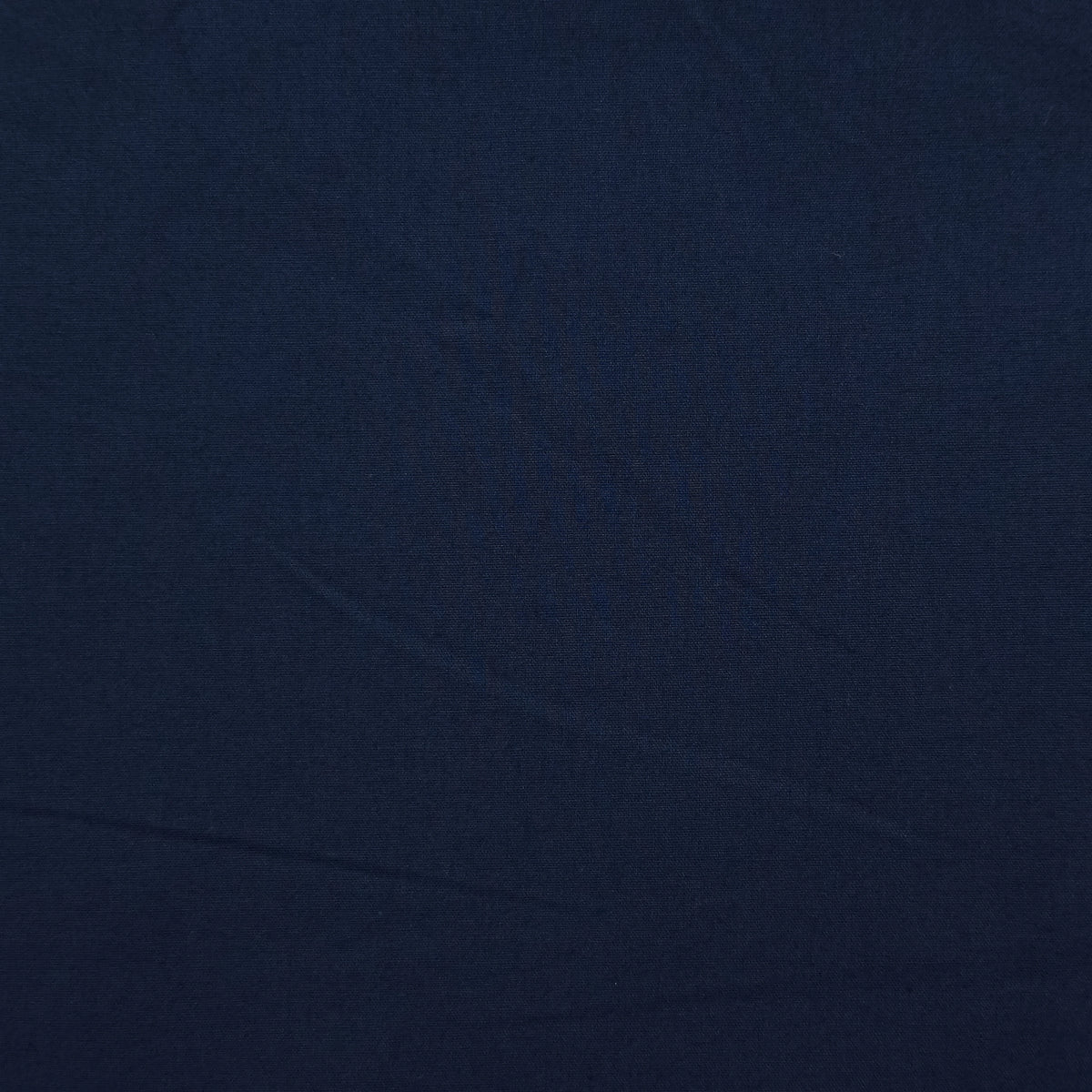 Classic Plain Dyed Dhabu Cotton Fabric - Navy Blue