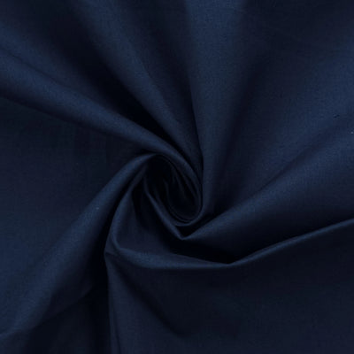Classic Plain Dyed Dhabu Cotton Fabric - Navy Blue