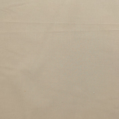 Classic Plain Dyed Dhabu Cotton Fabric - Cream