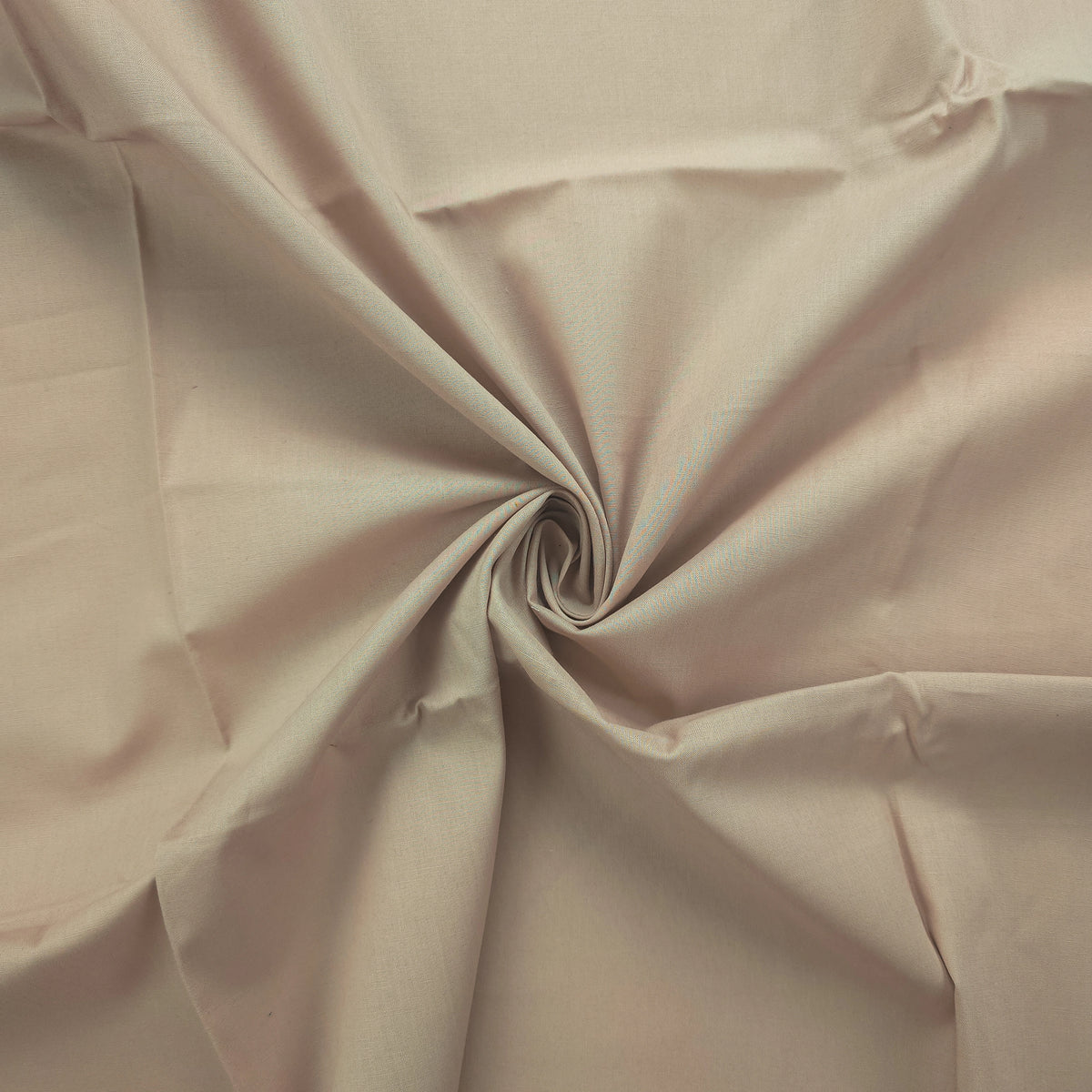 Classic Plain Dyed Dhabu Cotton Fabric - Cream