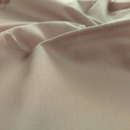 Classic Plain Dyed Dhabu Cotton Fabric - Cream