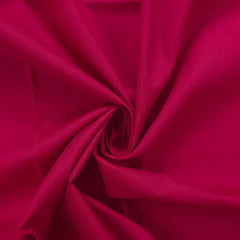 Classic Plain Dyed Dhabu Cotton Fabric - Pink