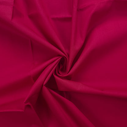 Classic Plain Dyed Dhabu Cotton Fabric - Pink