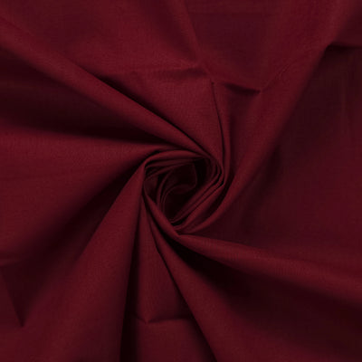Classic Plain Dyed Dhabu Cotton Fabric - Maroon